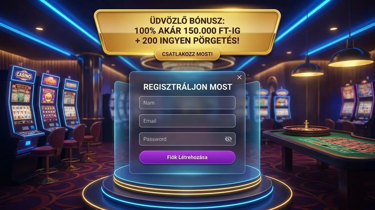 Regisztráció bónusszal